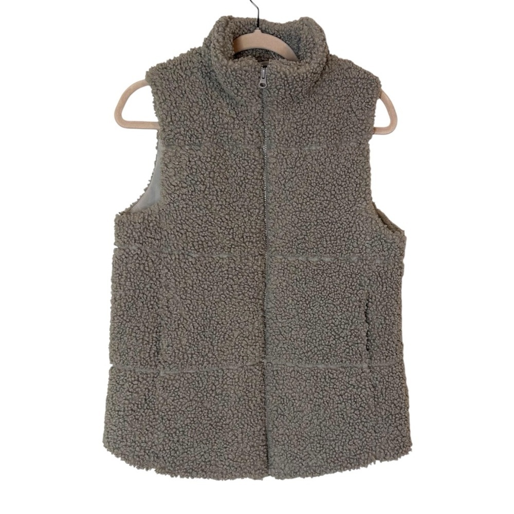 Gentle Fawn Women's Teddy Bear Sherpa Fleece Vest- Size XXS